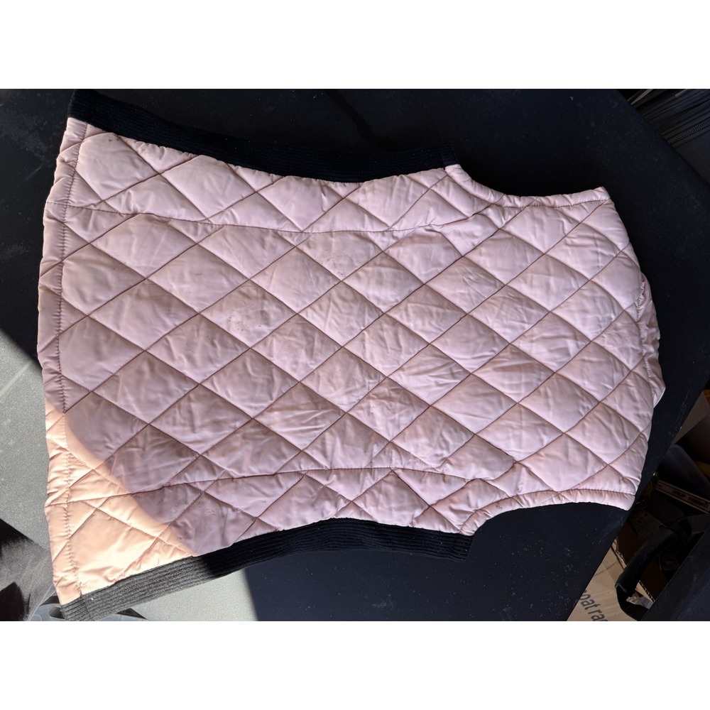 Calvin Klein Quilted Vest Womens Medium Pink Lightweight Puffer Zip - Picture 4 of 4